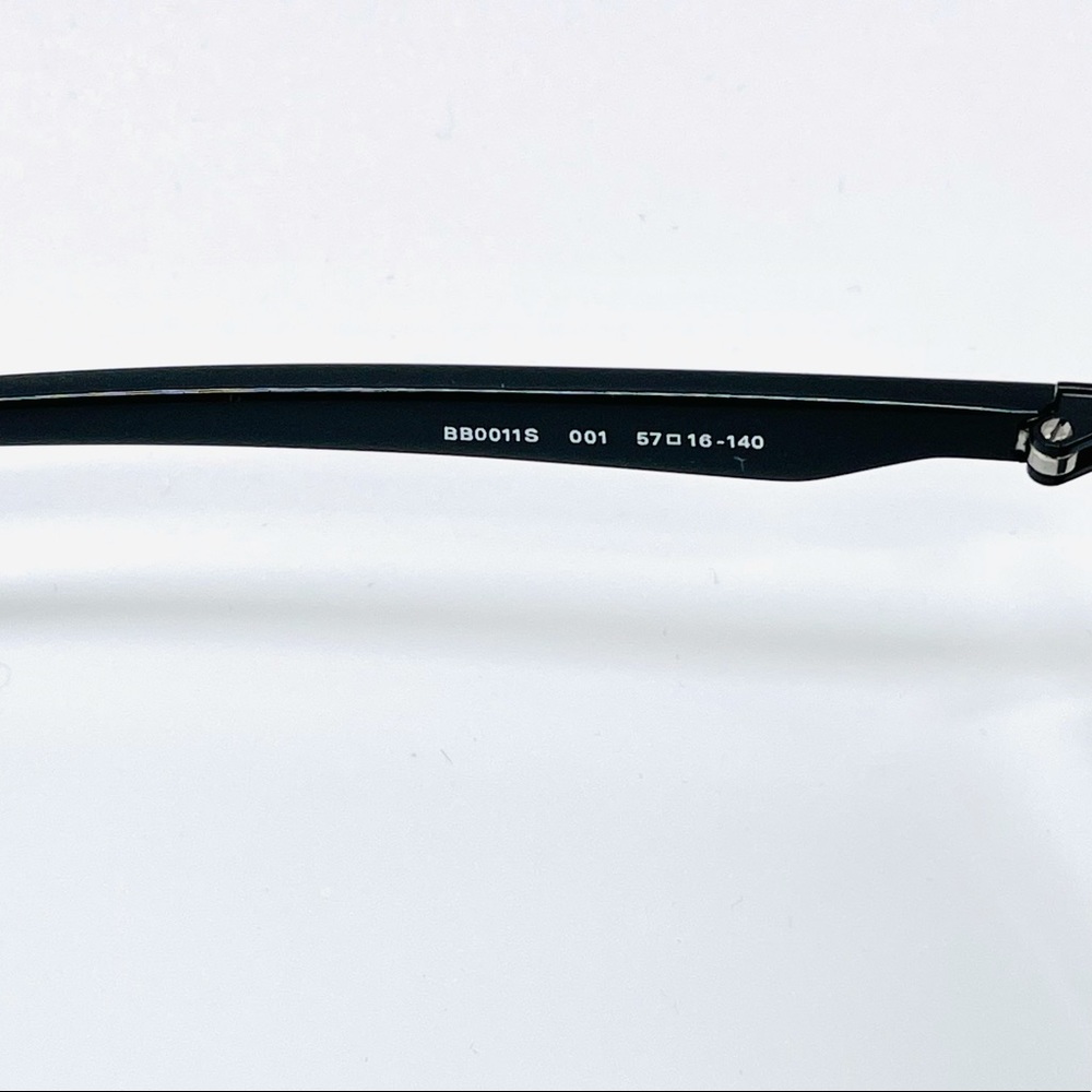 NEW BALENCIAGA BB0011S 001 BALCK SUNGLASSES - Picture 13 of 15